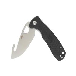 Couteau Honey Badger Knives Hook Large Lame Acier 8Cr13MoV Manche FRN Noir Liner Lock HB1251