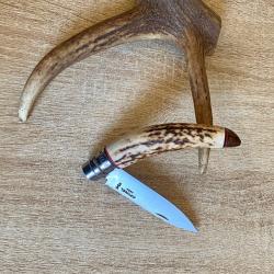 Couteau de poche Opinel N&deg;08 Bois de cerf