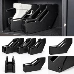 lot de 2 supports pistolet / pr&eacute;sentoir de table / coffre  universel