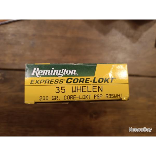 BOITE COMPLETE DE CARTOUCHES REMINGTON CALIBRE 35 wehlen 200 GR.....a024