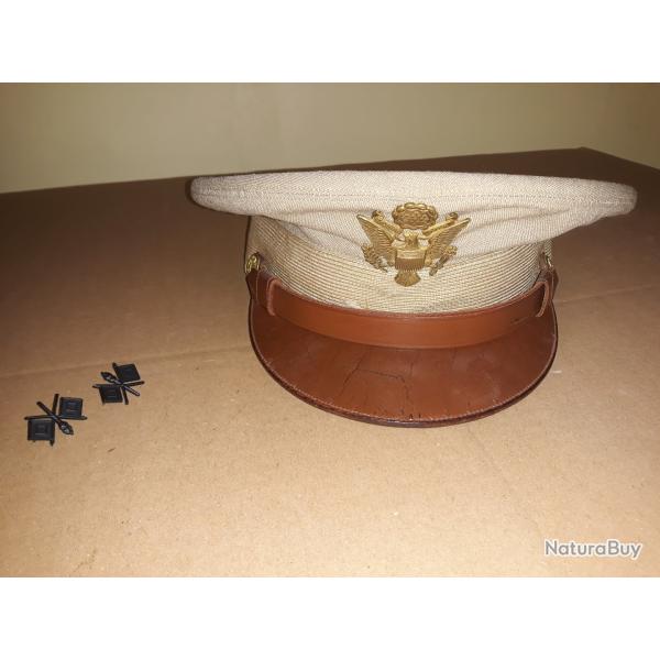 CASQUETTE OFFICIER USA AF CRUSHER 1943+ insigne collection militaria WW 2
