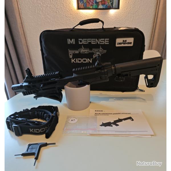 Kit de conversion crosse IMI D�fense KIDON K1 pour Glock 17 ou autres mod�les
