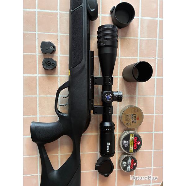 carabine a plomb 4.5 mm gamo toutes neuves 10 coups  je donne avec  3 boites de plombs  + 2 chargeur