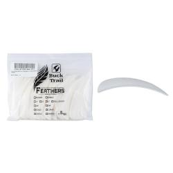 Empennages Buck Trail RW paraboliques 4 pouces couleur unie - lot de 100 Noir
