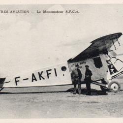 Carte postale ancienne - Avion S.P.C.A. Istres-Aviation F-AKFI - N&deg;8861