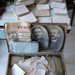 WWII Impressionnante correspondance d'un soldat prisonnier de guerre Voir d&eacute;tail