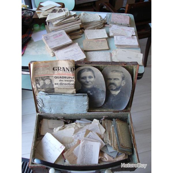 WWII Impressionnante correspondance d'un soldat prisonnier de guerre Voir d�tail