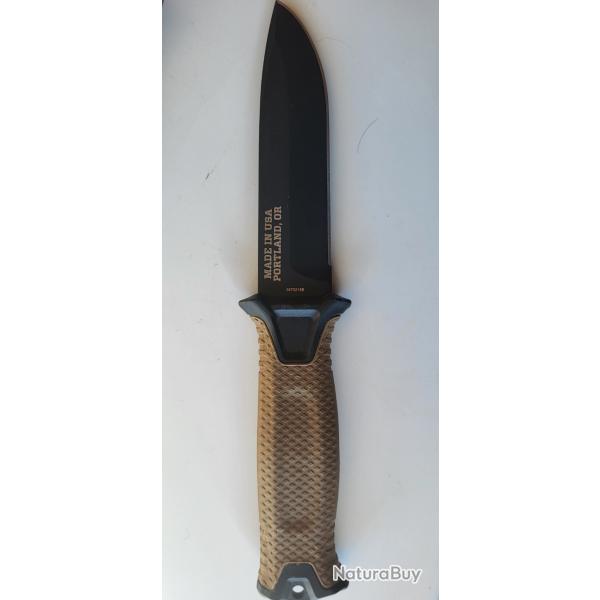 Couteau fixe Gerber Stromgarm coyote.