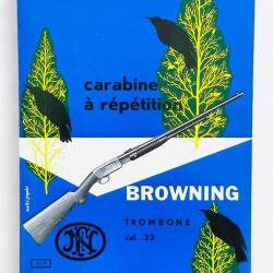 Notice BROWNING TROMBONE - 22LR