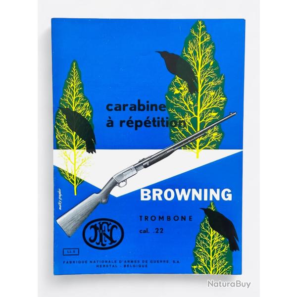 Notice BROWNING TROMBONE - 22LR