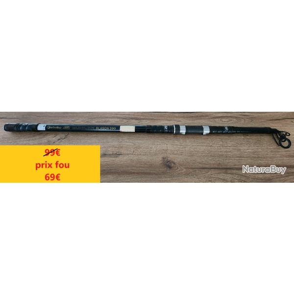 Canne GARBOLINO BLASON  CARBONE  3.90 M 30/120Grs encombrement 1.00M