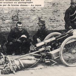 Carte postale ancienne - Soldats belges et mitrailleuse, 1914- N&deg;8868