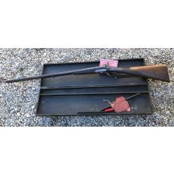 BO&Icirc;TE D'UN FUSIL D'ARTISAN CAL 16 A BROCHE &Eacute;TIQUETTE 23MAI 1907