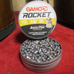 150 plombs 4.5mm Gamo Rocket/150