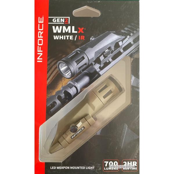 Lampe INFORCE WMLx Gen2 (clair / IR)