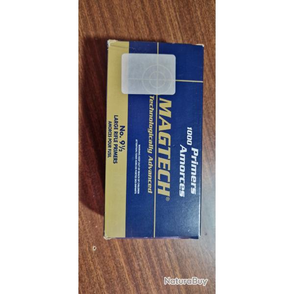 Amorces MAGTECH n�9 1/2 Large Rifle /1000