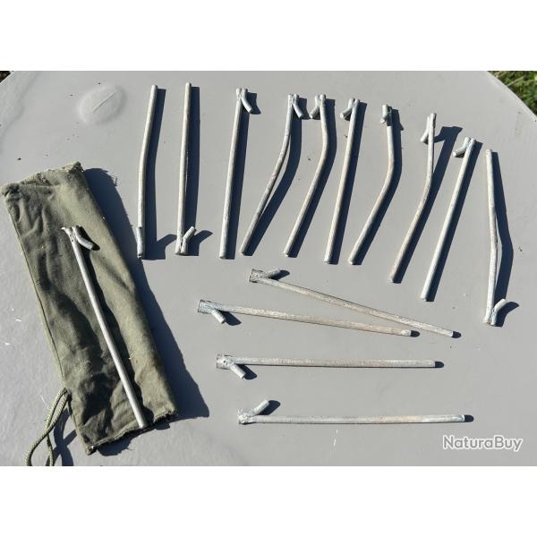 Lot de 15 sardines de tente militaire (20cm)