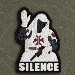 Patch SILENCE Roi Baudouin IV PVC 3D Velcro - neuf