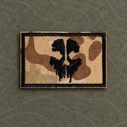 Patch Call of Duty Ghosts cr&acirc;ne brod&eacute; autoagrippant camouflage - neuf