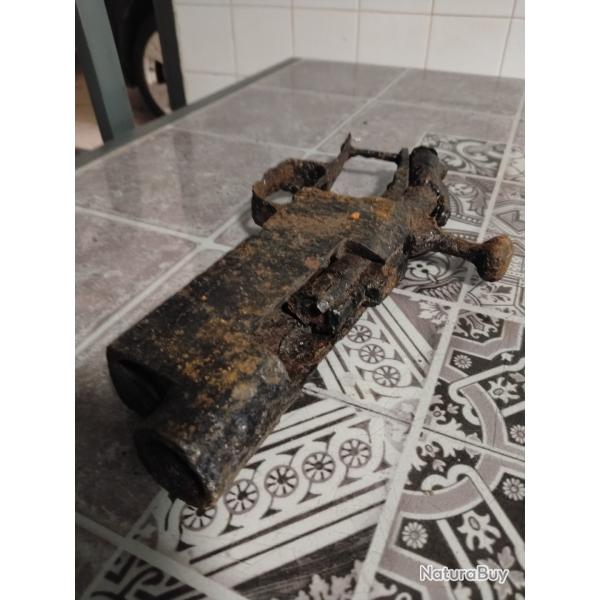 Pi�ce du terrain Bo�tier pontet d�tente culasse fusil Lebel 1886 1893