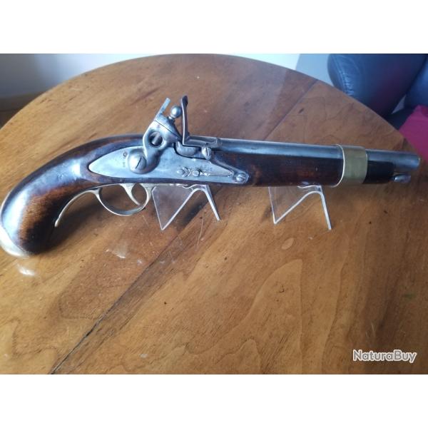 Pistolet silex de grande cavalerie