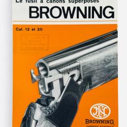 Notice BROWNING B25 - Calibre 12 & Calibre 20