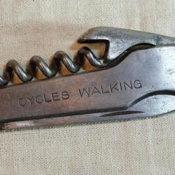 Tire bouchons Limonadier canif ancien Corkscrew Cycles WALKING ref CAB25CNR018