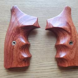 Poign&eacute;e grips bois Smith & Wesson J frame
