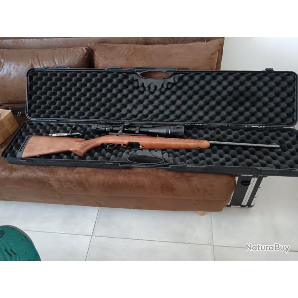 Carabine 22 LR ruger american rifle crosse bois