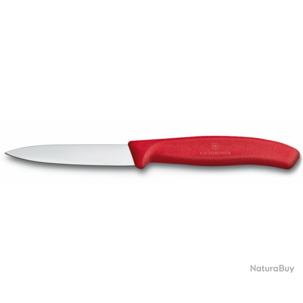 Victorinox Swiss Classic 6.7701.C1 - Couteau d'office - lame lisse 10 cm - manche rouge