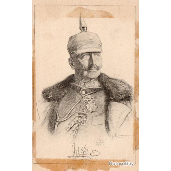 Carte postale ancienne - Portrait de Kaiser Wilhelm II - N�8872