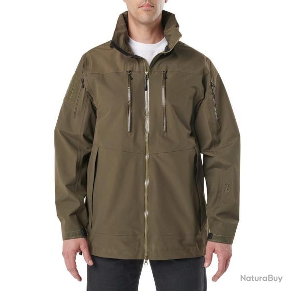 Veste hardshell Imperm�able Approach - 5.11, Vert Tundra L Kaki