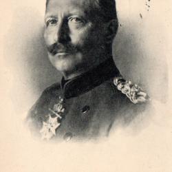 Carte postale historique du Kaiser Wilhelm II avec citation - N&deg;8879