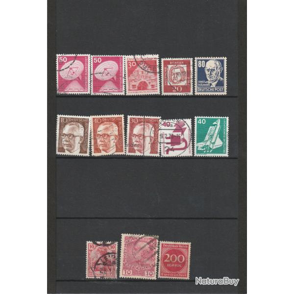 Lot de timbres
