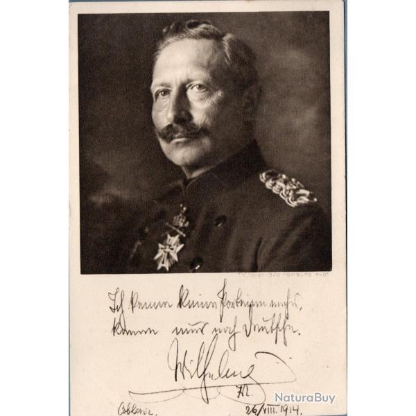 Carte postale historique du Kaiser Wilhelm II - 1914 - N�8880