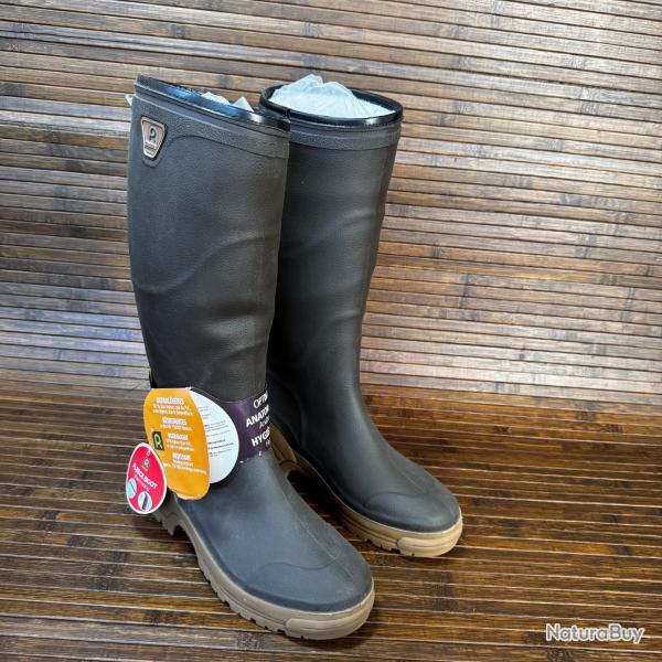Bottes fourr�e Homme Rouchette Optimum - - Marron - Made in Italie