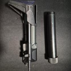 Crosse PDW coulissante Specna Arms (origine SA-X02 Edge 2.0) + Compartiment batterie