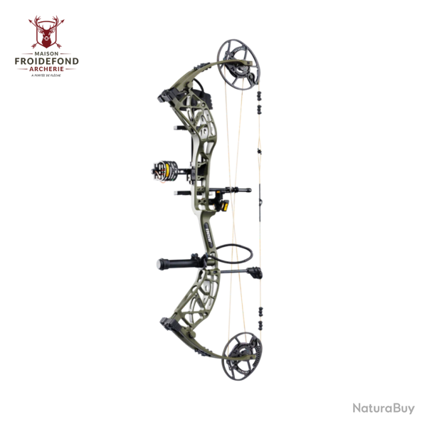 Arc � poulie Whitetail INT Package - Bear Archery - 45#-60# (26.0"-30.0") / Black Handle/Veil Rush L