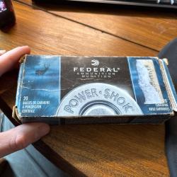 BOITE 10 BALLES 243 WIN FEDERAK AMMUNITION MUNITION / 100 GRAINS - 6.48 GRAMMES BOUT MOU