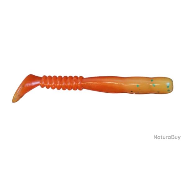 Leurre souple reins rockvibe Shad 3" marble chart orange
