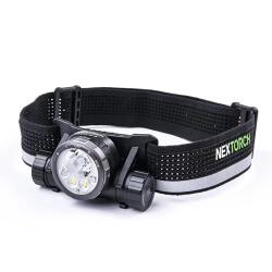 Nextorch hiStar - Lampe frontale rechargeable 2300 lumens lumi&egrave;re blanche et rouge
