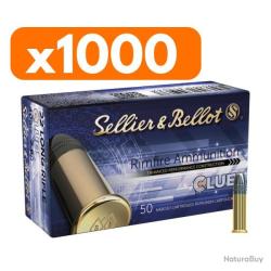 Pack 1000 cartouches Sellier & bellot CLUB 22.lr SV 40grs x50 - Livraison gratuite