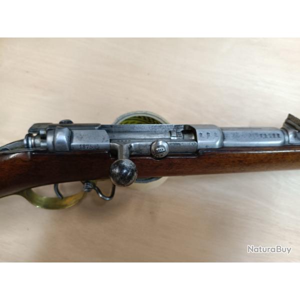 Mauser 1871 fabriqu� en 1875 calibre 11mm