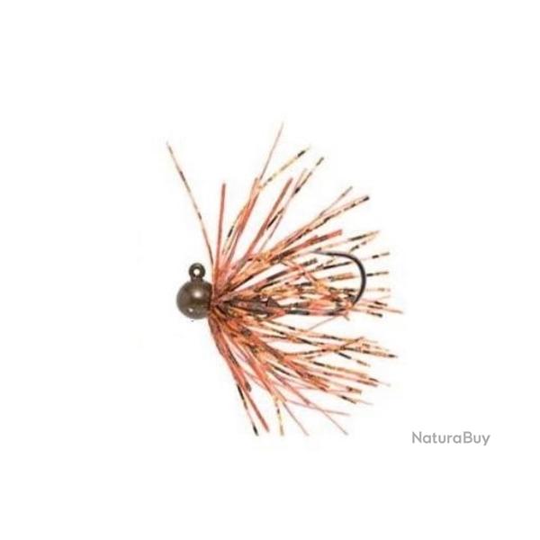 Rubber jig reins Platon jig 1,3gr spider orange