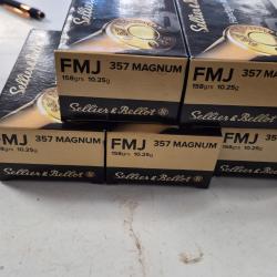 5 BO&Icirc;TES 357 FMJ 158GR