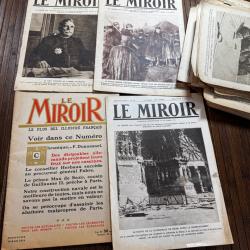 Lot 64 Revues LE MIROIR 1914-1920 - Grande Guerre 14-18 / WWI / Poilus / Photos d'&Eacute;poque