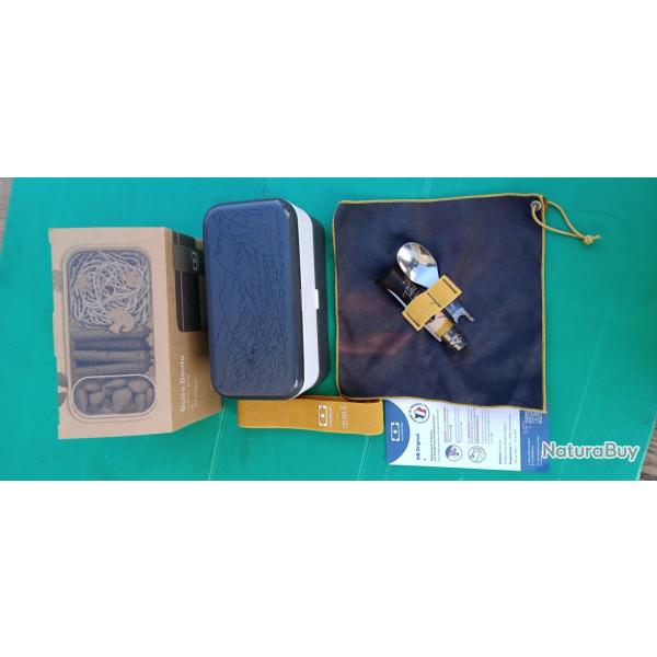 OPINEL : KIT REPAS NOMADE MONBENTO & OPINEL  .  JAMAIS UTILISE  .