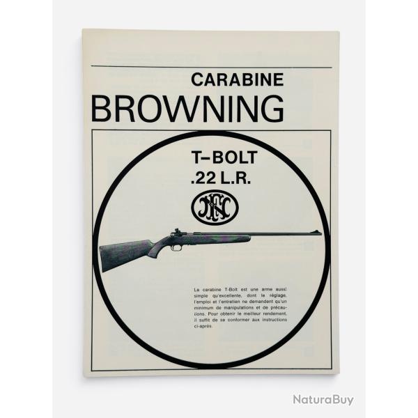 Notice BROWNING T-BOLT