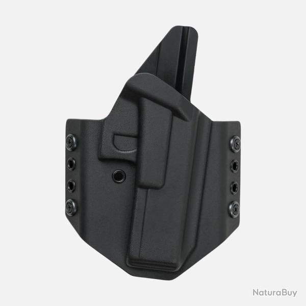 Holster Kydex OWB G17 inclin� No Light Noir Droitier