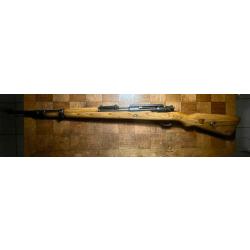 Mauser 98k (Code "ar") 8x60S - Canon Nickel - &Eacute;quip&eacute; Rail Picatinny + mallette rigide